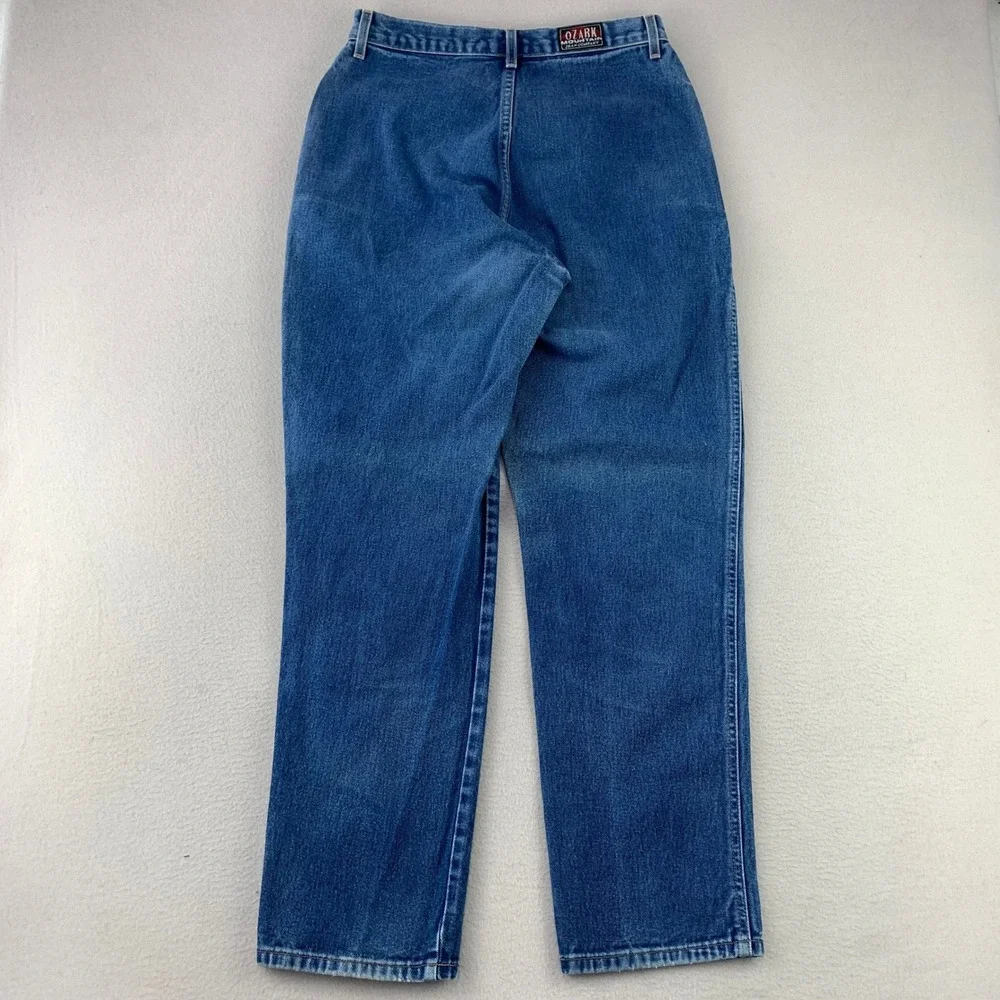Vintage Ozark Mountain No-Back Jeans Womens 29‎ Blue Western High Rise Straight